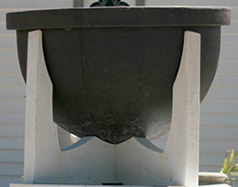 GRC water feature, fountains and urns melbourne wholesale hudson bowl planter with stand GRC water feature, fountains and urns melbourne wholesale hudson bowl planter with stand
